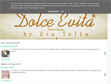 Tablet Screenshot of dolceevita.es